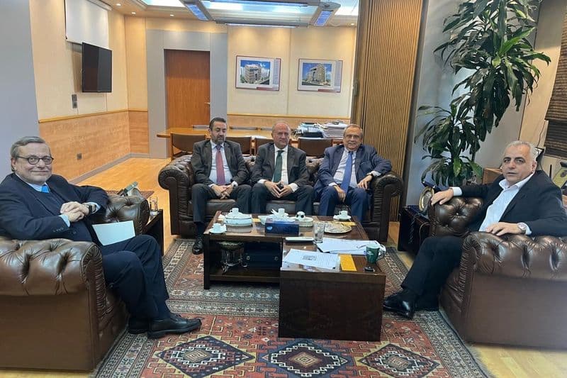 حبيب يعرض مع كركي التعاون المشترك مع صندوق الضمان